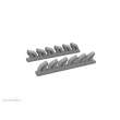 Eduard Accessories 648959 - 1/48 P-39 exhaust stacks rounded PRINT 1/48