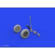 Eduard Accessories 648964 - 1:48 TBF/TBM wheels w/smooth tire 1/48 ACADEMY