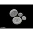 Eduard Accessories 648996 - Gannet wheels AIRFIX