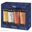 C. KREUL 28270 - el Greco Acrylic 75ml 4er Set Metallic Colors