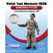 Mirage Hobby 135003 - Polish Tank Mechanic 1939 Armored Fitter White Metal in 1:35