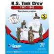 Mirage Hobby 172001 - U.S.Tank Crew 1942-45(5 Figures/WhiteMet in 1:72