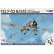 Mirage Hobby 481601 - PZL P-23 KARAS II,1939 Version with an Additional Antenna in 1:48