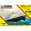 Mirage Hobby 850092 - m/s PILSUDSKI(Trans-Atlantic Passenger S Ship)(Model Set) in 1:500