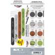 Mirage Hobby 100066 - MIRAGE SANDING STICK OPTIMAL SET [4pcs/8 STAGES]