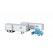 Bachmann 42234 - Boston & Maine - Blue Truck Cab & 2 Piggyback Trailers (HO)