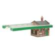 Bachmann 44-117A - Great Central Station Booking Office with Canopy Green and Cream