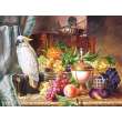 Castorland C-300143-2 - Still Life With Fruit and a Cockatoo, Josef Schuster Puzzle 3000 Teile