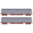 B-Models 45-654 - Rils baché - SNCF France Wagons , set A