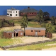 Bachmann 45983 - Hobo Jungle (two shacks, box car, outhouse)