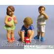 Prehm-Miniaturen 500113 - Set 3: 3 Kinder beim Spiel