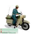 Prehm-Miniaturen 500125 - DDR Polizist auf Motorrad