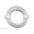 Schönwitz 50957 - 10 Meter Ring Miniaturkabel Litze flexibel LIY 0,14mm² weiß