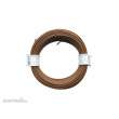 Schönwitz 51002 - 10 Meter Ring Miniaturkabel Litze LIFY 0,05mm² braun