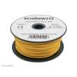 Schönwitz 51500 - 50 Meter Miniaturkabel Litze LIY 0,50mm² gelb