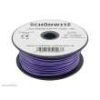 Schönwitz 51503 - 50 Meter Miniaturkabel Litze LIY 0,50mm² lila / violett