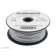 Schönwitz 51507 - 50 Meter Miniaturkabel Litze LIY 0,50mm² weiß