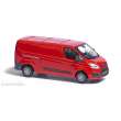 Busch 52400 - Ford Transit Custom Kastenwagen, Rot