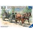 Riich Models RV35012 - WWII German IF-5 Horse Drawn MG Wagon with Zwillingslafette in 1:35