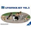 Riich Models RV35021 - Livestock Set Vol.3 (six dogs) in 1:35