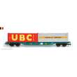 B-Models 54.166 - Containertragwagen 30ft bulk UBC + Bertschi