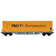 B-Models 54.413 - Containertragwagen F-Ersa + P&O yellow