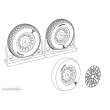 Brengun BRL48113 - F4U Corsair Diamond Thread Wheels set