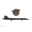 Herpa 573283 - U.S. Air Force Lockheed SR-71A Blackbird - 9th SRW Detachment 4, RAF Mildenhall ´Farewell-Dartboard? - 61-7980