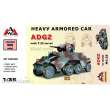 AMG AMG35506 - 1:35 Heavy Armored Car ADGZ with T-26 turret( field mod)