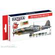 HATAKA HTK-AS103 - Red Line Set (6 pcs) WW2 Italian Air Force Paint set vol. 1