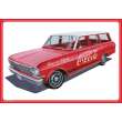 Round2 591353 - 1/25 1963 Chevy II Nova Wagon w/Crates Coke