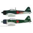 Hasegawa 602437 - 1/72 Mitsubishi A6M2b/A6m3 Zero Fighter, 2 Kits