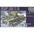 Unimodels UMT316 - 1:72 Light tank T-26