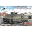 Unimodels UMT612 - 1:72 OB-3 armored railway car with two T-26