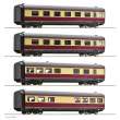 Roco 6200003 - 4-tlg. Set: Mittelwagen zum Gasturbinentriebzug BR 602, DB