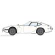 Hasegawa 620617 - 1/24 Toyota 2000GT, Draht-Rad