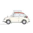 Hasegawa 620622 - 1/24 Subaru 360 Delux mit Dachträger