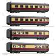 Roco 6220003 - 4-tlg. Set: Mittelwagen zum Gasturbinentriebzug BR 602, DB