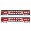 Roco 6280009 - 2-tlg. Set 2: Doppelstockwagen, DB AG