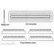 CMK 129-002 - Nieten rund cal. 1,0 mm, 60 St. mit Bohrer 0,6 mm