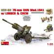 MiniArt 35129 - 1:35 USV-BR 76mm Gun Mod.1941 w/Limber &Crew