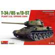 MiniArt 35293 - 1:35 T-34-85 w/D-5T. Plant 112. Spring 1944