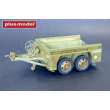 Plus model 596 - US trailer M13 tandem axle