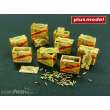 Plus model AL4083 - US ammunition boxes with cartons of charges in 1:48