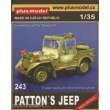 Plus model 243 - Pattons Jeep für Tamiya Bausatz in 1:35