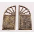 Plus model 431 - Wooden gate - round in 1:35