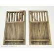 Plus model 432 - Wooden gate - straight in 1:35