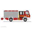 Rietze 68160 - Magirus HLF Team Cab FW Bous, 1:87