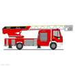 Rietze 68499 - Magirus DLK ´18 FW Delmenhorst, 1:87