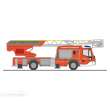 Rietze 71116 - Magirus DLK 32 n.B. FW Dillingen/Saar, 1:87